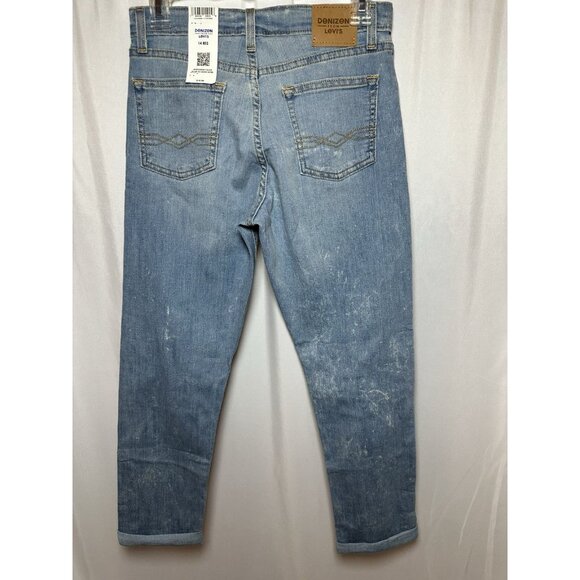 Levi's Tapered Distressed Ripped/Patched Super Flex Adjust Waist Girls 14 Jeans - Picture 3 of 16